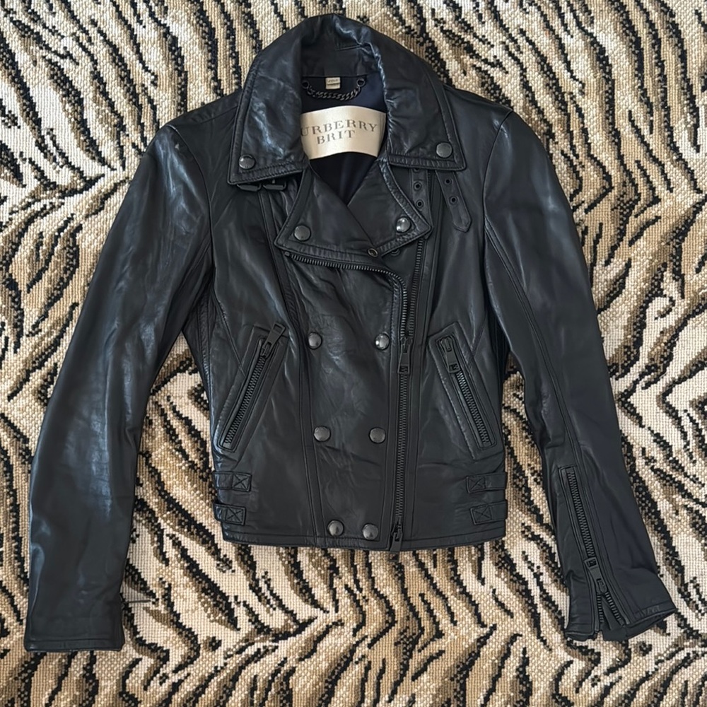 AUTHENTIC LAMB LEATHER BURBERRY JACKET